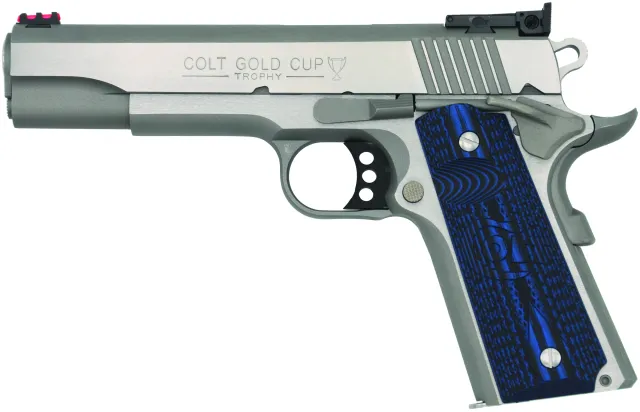 Colt ZO5070GCL Gold Cup Lite .45 ACP 5" NM Stainless Blemished - Colt - 45ACP