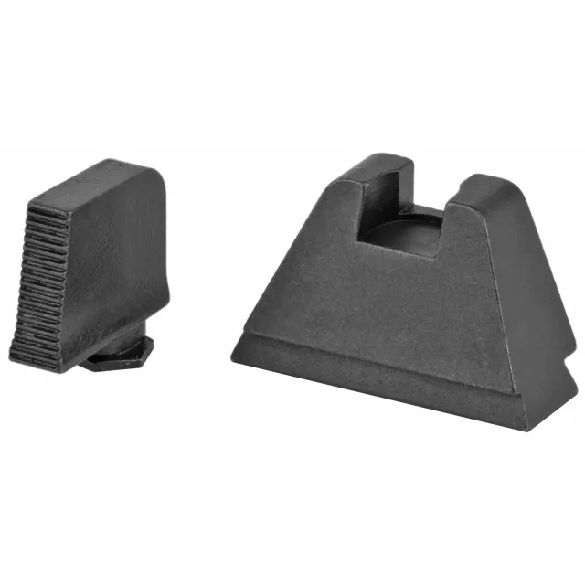 AmeriGlo GL506 Optic Sight Set Glock 3XL Tall Serrated Black Steel - AmeriGlo