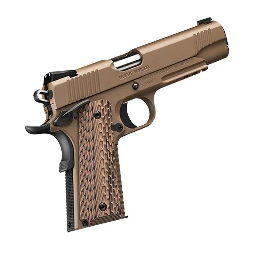 Kimber 3000236 Desert Warrior .45ACP 5" Pistol Tritium Sights 7rd Tan - Kimber Manufacturing, Inc. - 45 ACP