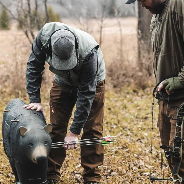 GlenDel G77000 Bear Target, Solid Body, Stops Arrows Up to 375 FPS - Feradyne Outdoors
