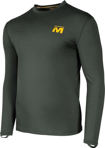 Muddy Apparel DV8 Stonewool 200 Long Sleeve Crew Peat Moss - Muddy Apparel
