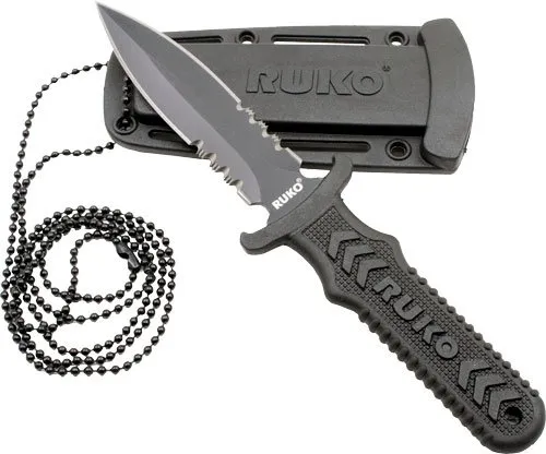 Buy RUKO FIXED 3" NECK/BOOT KNIFE NYLON HANDLE online