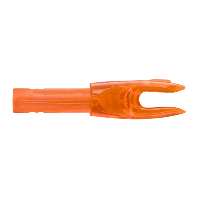 Easton 164464 4mm G Nocks Orange Large Groove - 100 Pack - Easton