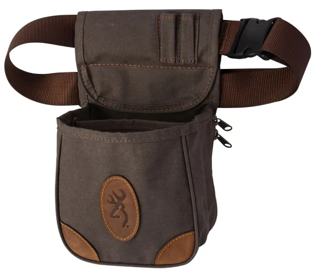 Browning BRN Lona 2 Pouch Shell Carrier Flnt - Model 121388692 - Browning