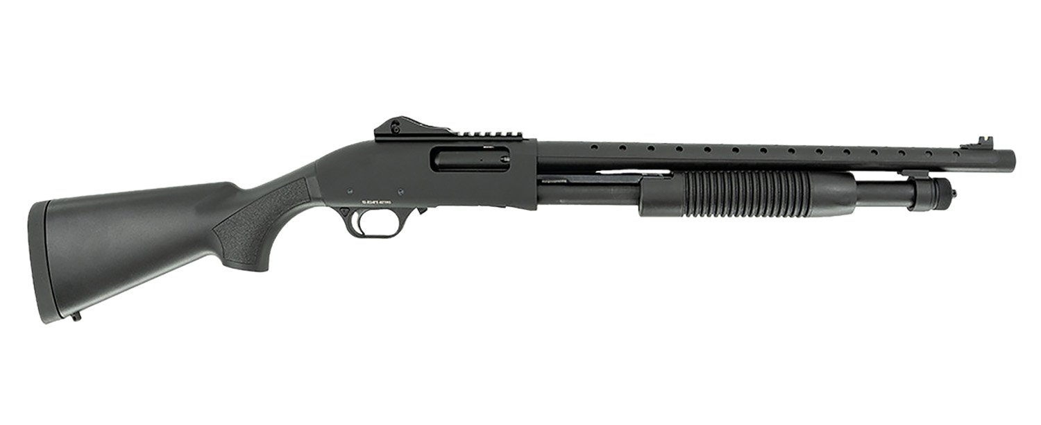Tokarev TX312A1 12 Gauge Pump Action Shotgun 18.5" Black - Tokarev USA - 12 Gauge