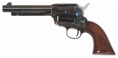 Cimarron Evil Roy Comp .45LC Revolver 5.5" Barrel Case Hardened Blue Walnut - Cimarron for sale at Bang-Bang Tactical