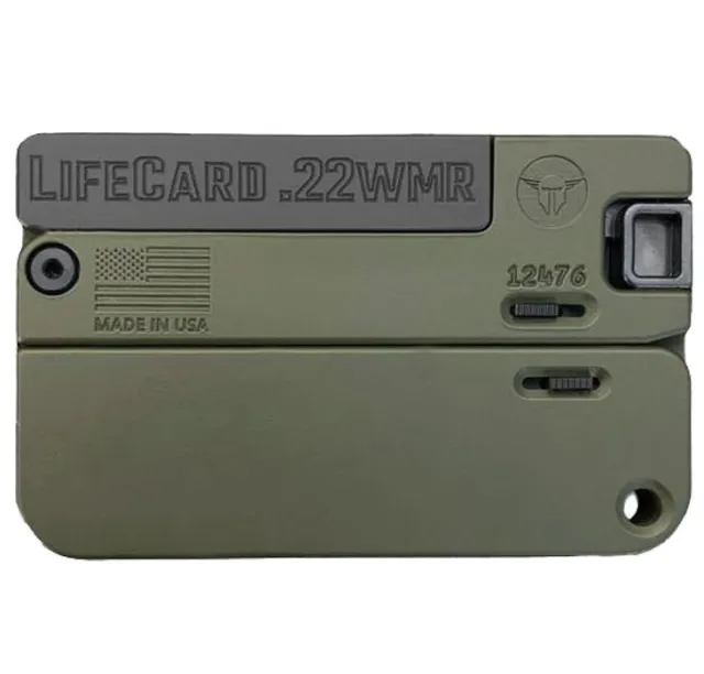 Trailblazer Firearms LifeCard 22 WMR LC2-ODG - Trailblazer Firearms LLC - 22 MAGNUM