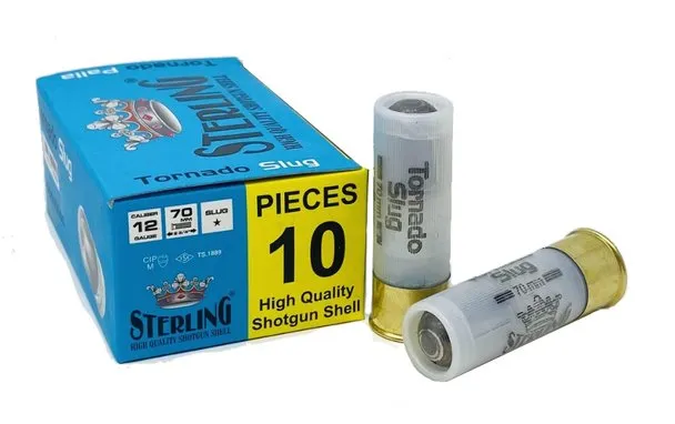 Buy Sterling 8698779959166 12 Ga 2-3/4" 1-5/32 oz Rifled Slug 10rd Box online