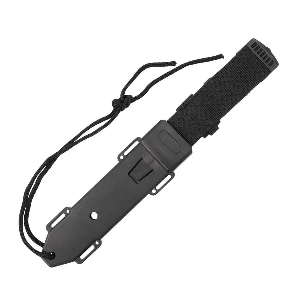 SOG Knives Pinnacle Bowie Fixed Knife 7-1/2 Clip Point Blade Black - SOG