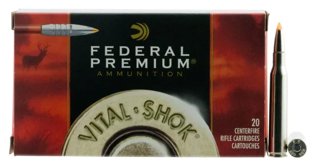 Federal P280TT2 280 Rem 140gr Trophy Bonded Tip 20 Rounds Nickel-Plated - Federal Premium Ammunition - 280 Rem