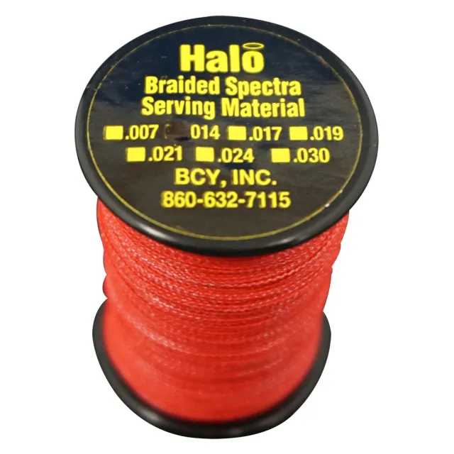 Buy BCY Halo Serving Red .014 120 yds. Braided Spectra Material online