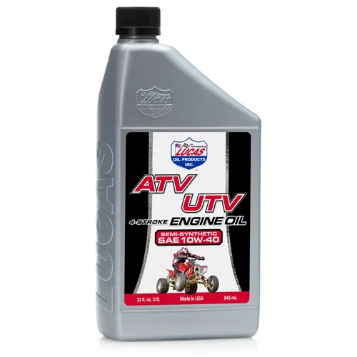Lucas Oil Semi Synthetic SAE 10W-40 ATV Engine Oil 4-Stroke - Lucas Oil