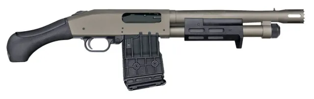 Mossberg 50223 590M Breacher 12 Ga 11.5" Tungsten Cerakote Shotgun