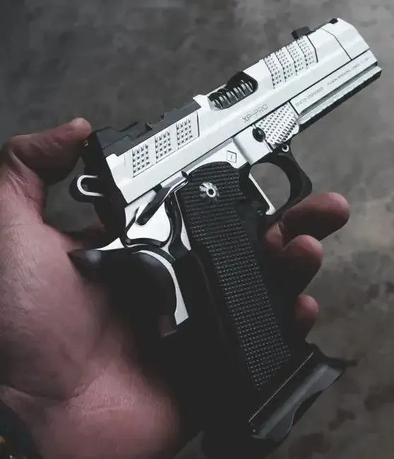 Fusion Firearms XP COMP 9mm 4.6In 17Rd Chrome Optics Cut Thumb Safety - Fusion Firearms - 9mm for sale at Dahlonega Armory