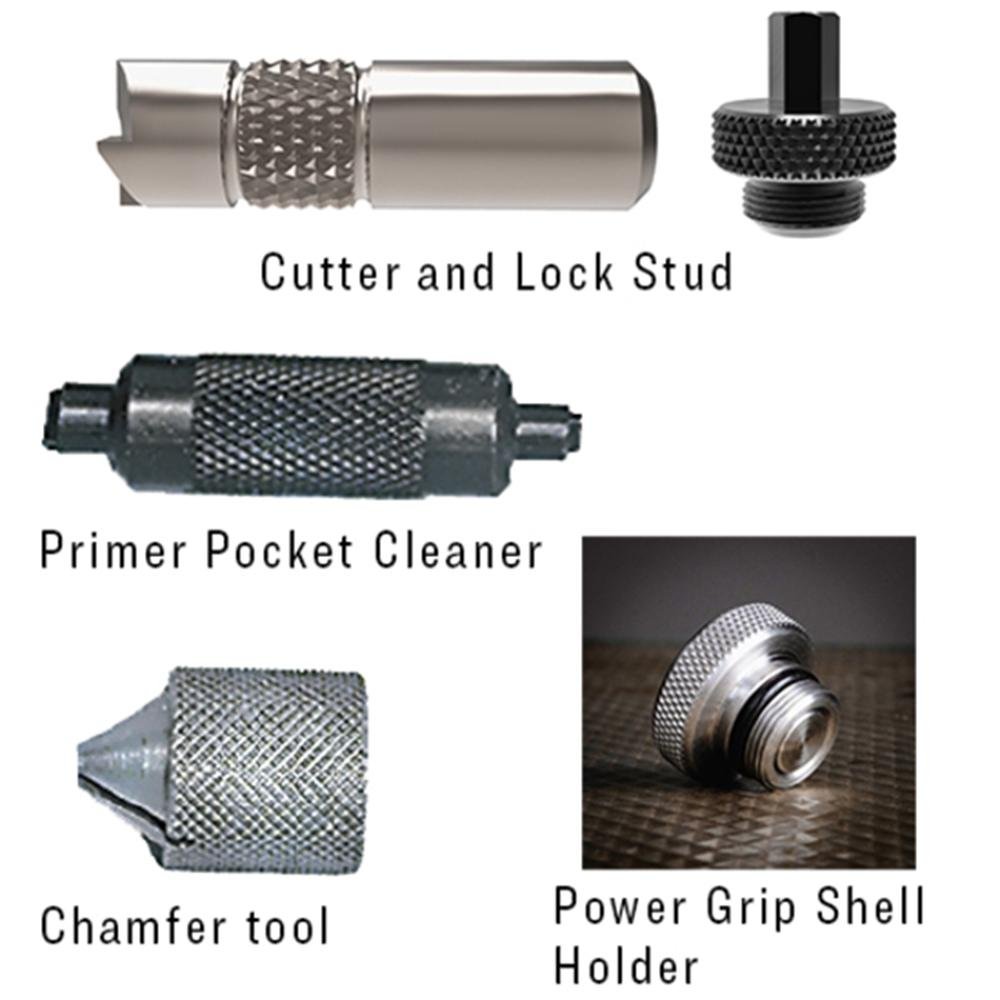 Lee Precision Deluxe Case Conditioning Combo Cutter Chamfer Tool Cleaner - Lee Precision