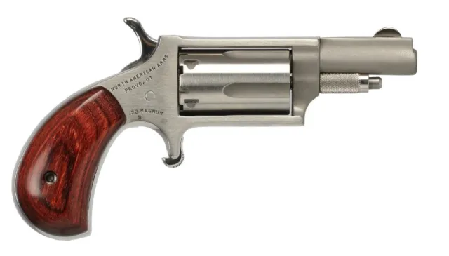 NAA NAA-22MSTD Mini Revolver 22 Magnum 1.625" Stainless Revolver - NAA - 22 Magnum