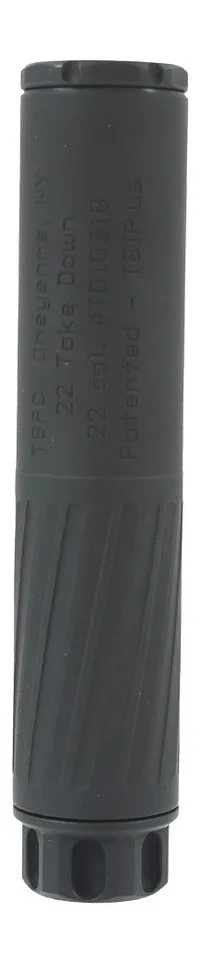Thunder Beast Arms Corp 22-TAKE-DOWN-BLK 22 Takedown 22LR 0.985" Titanium/Stainless Steel 1/2x28" Black Cerakote