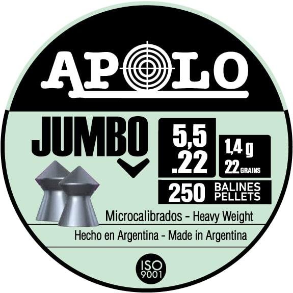 Hatsan Apolo Jumbo .22 Cal 22 Gr Air Rifle Pellets 250 Count