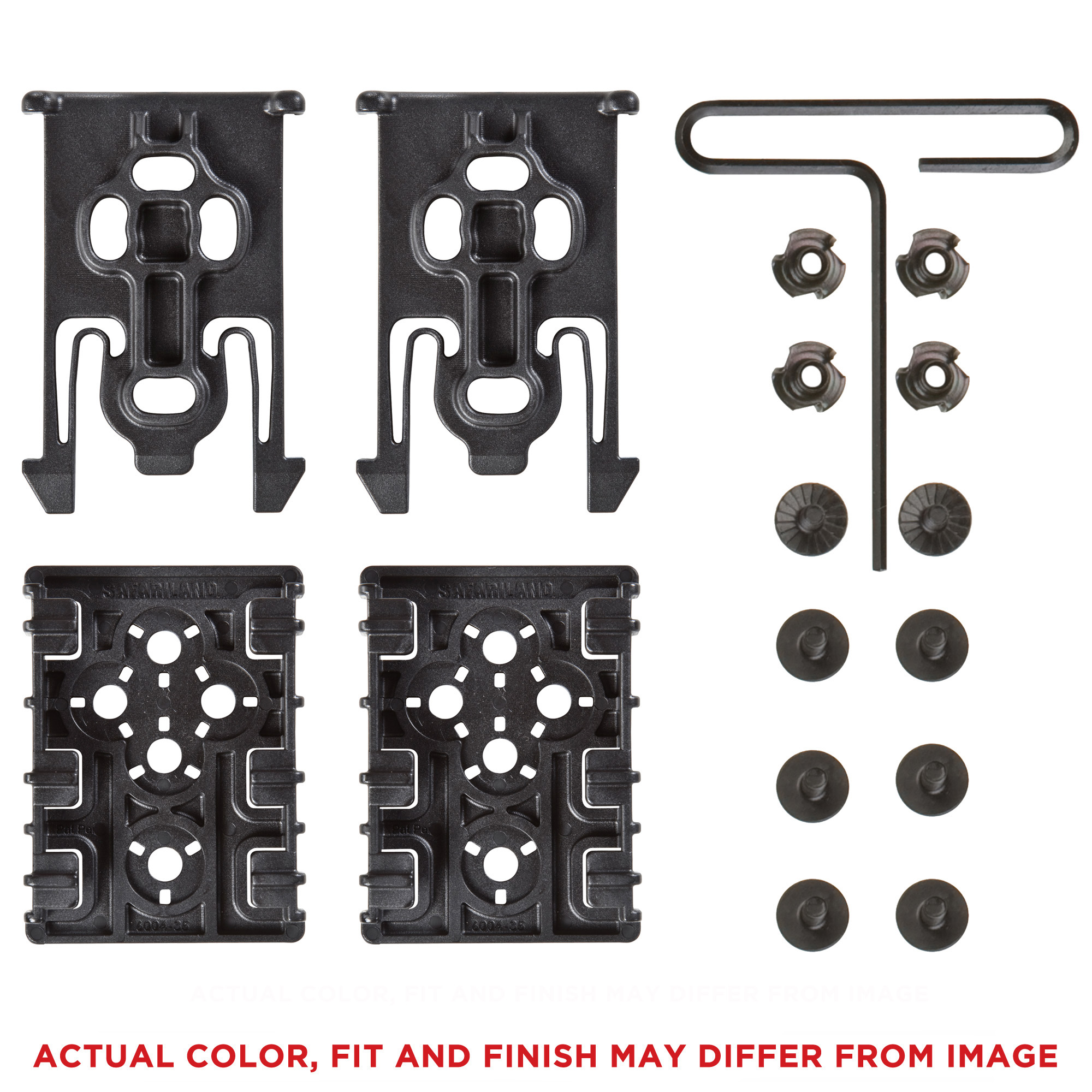 Safariland ELS-KIT1-2 Black 2 Male Female Polymer Screws Kit - Safariland