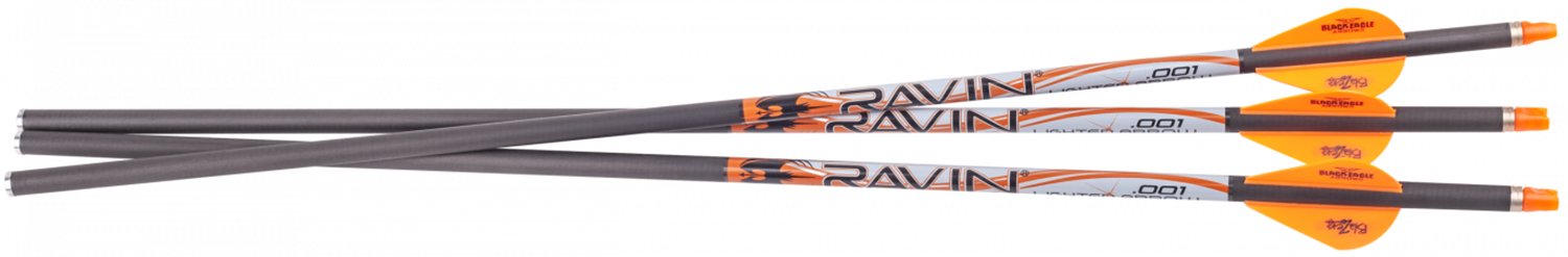 RAVIN CROSSBOWS Ravin 400 Grain 001 Premium Match-Grade Lighted Arrows R134 - Ravin Crossbows