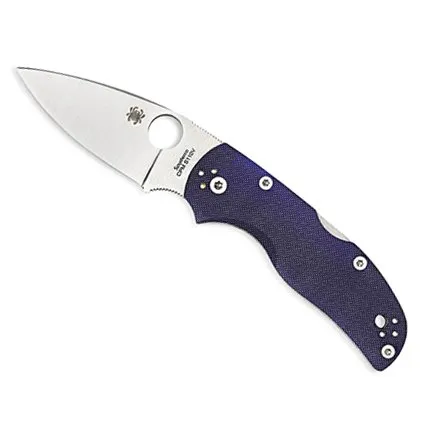 Buy Spyderco C41GPDBL5 Native 5 Knife 2.5" Dark Blue CPM S110V Blade online
