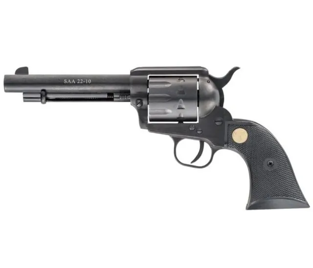 Chiappa 1873 22LR 10Rd Black Revolver Classic Design - Chiappa - .22 LR