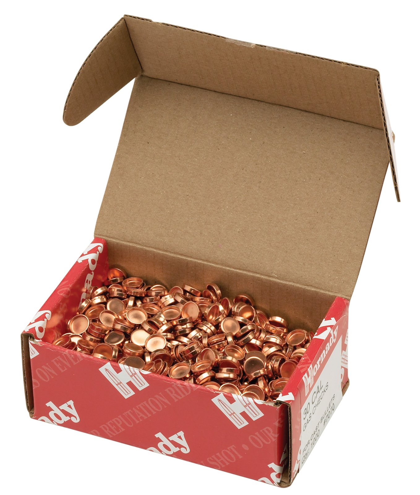 Hornady 7060 Crimp-On Gas Checks 7mm Cast Bullets 1000ct Box - Hornady - 7MM