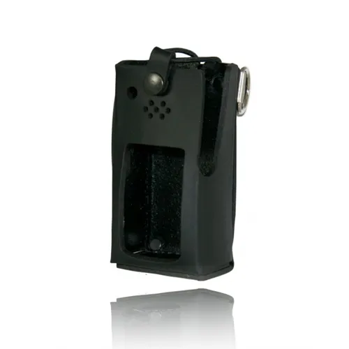 Boston Leather Firefighter's Radio Holder Leather Belt Mount