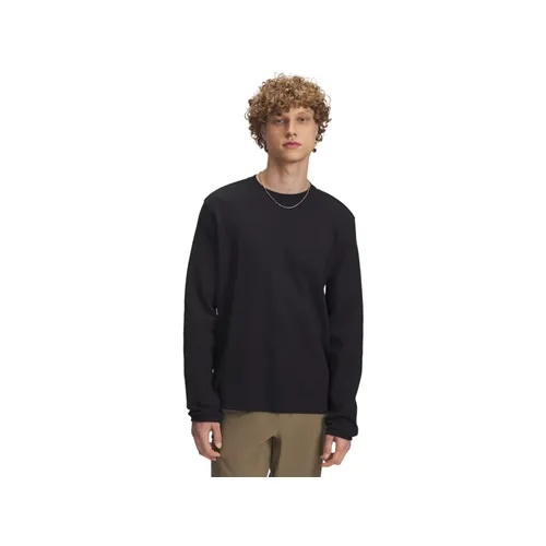 Under Armour Expanse Waffle Crew 3XL Black Textured Performance Shirt
