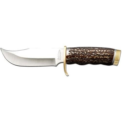Uncle Henry 1100091 Next Gen Staglon Knife 5.5" Blade with Leather Sheath - Battenfeld Technologies