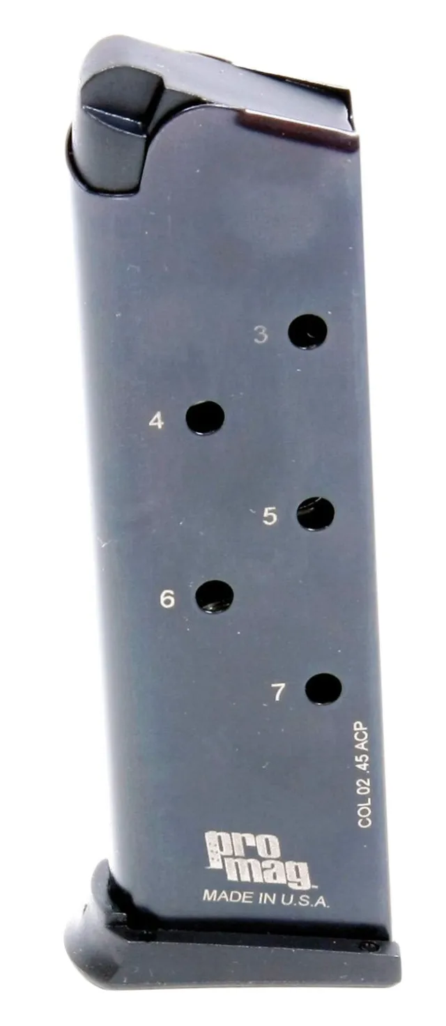 Buy ProMag COL02 1911 Government 7rd .45 ACP Blued Steel Magazine online