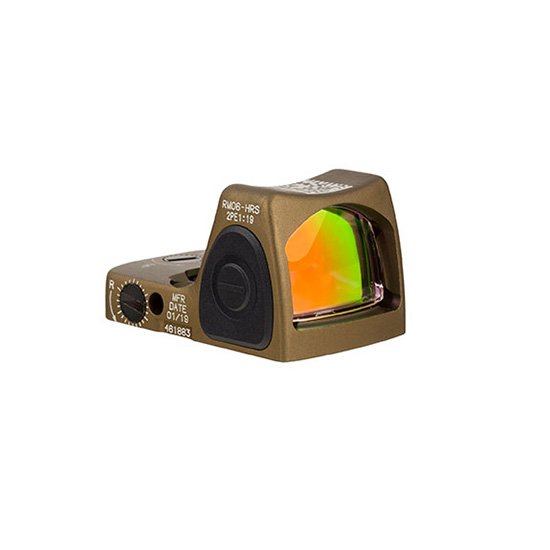 Trijicon RMR Type 2 700780 3.25 MOA Red Dot Coyote Brown 1x 1.2 oz - Trijicon - 0.89" X 0.67"