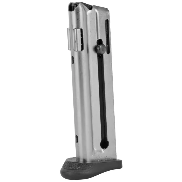 Buy Walther P22Q 10-Round .22LR Magazine, Nickel Plated, Finger Rest Feature, Durable Steel Construction online