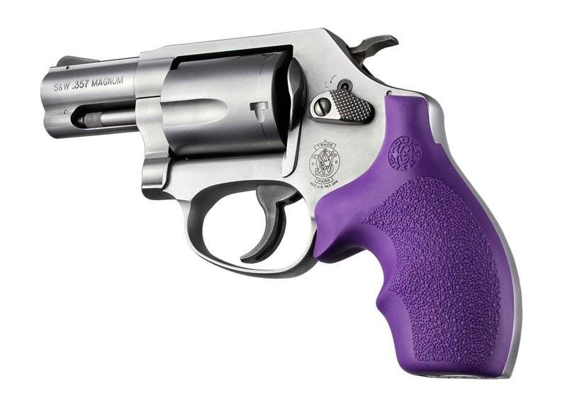 Buy Hogue S&W J Frame Round Butt Grip Bantam Purple Md: online