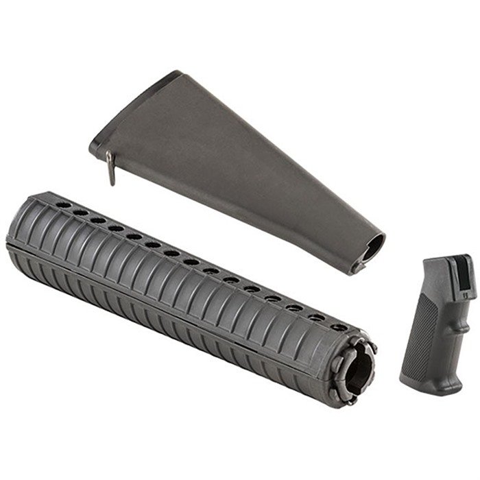 Luth-AR FK-A2 AR-15 Retro A2 Furniture Kit Black - Luth-AR
