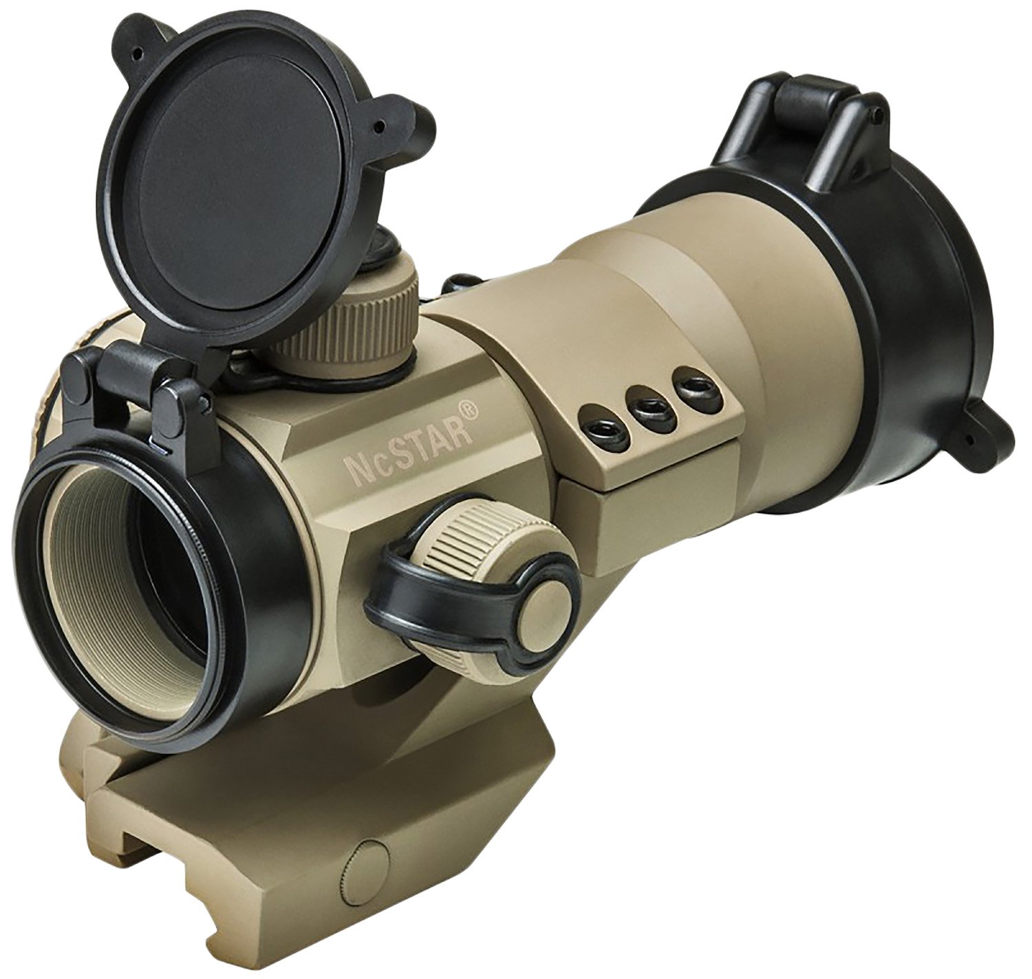 NcStar DRGB135T 1x35 Reflex Sight Tan Aluminum 3 MOA Cantilever Mount - NcSTAR - 35 MM