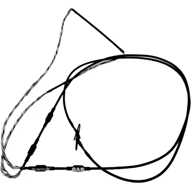 GAS Bowstrings SystmX String Set Hoyt Invicta 40 DCX #2 VX2 Black/White - GAS Bowstrings