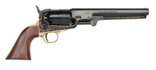 Traditions FR18512 1851 Navy Revolver .44 Cal 7.375" Blued Barrel Walnut Grip