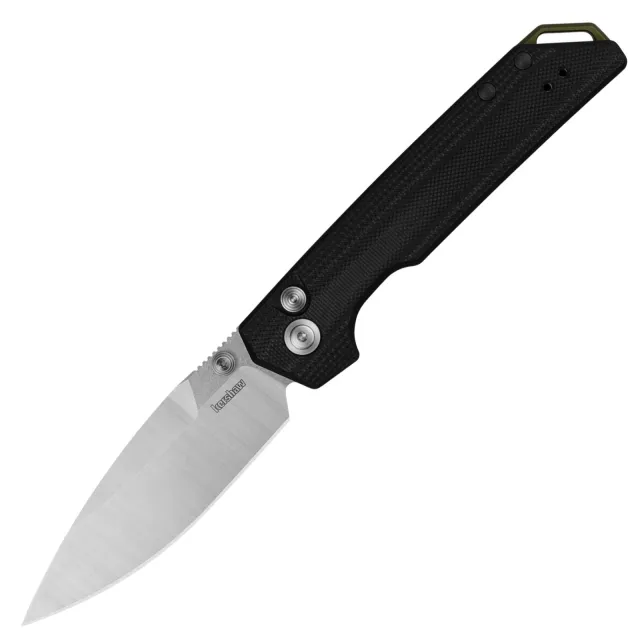 Kershaw 3038 Iridium Button Lock Folding Knife 3.45 In Spear Point Blade - Kershaw