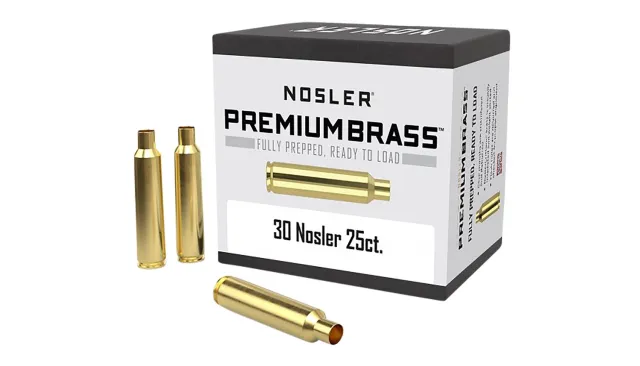 Buy Nosler 10221 Custom .30 Nosler Unprimed Brass Cases 25 Count online