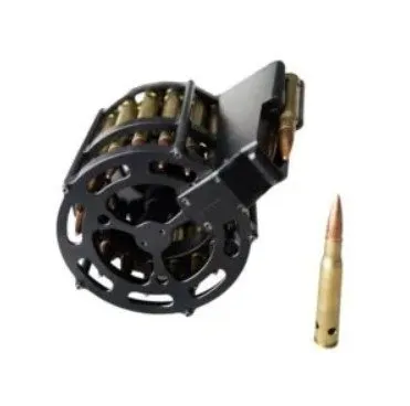 Fostech FT-1501 .50 Cal 20Rd Black Drum Magazine - Fostech - .50 BMG