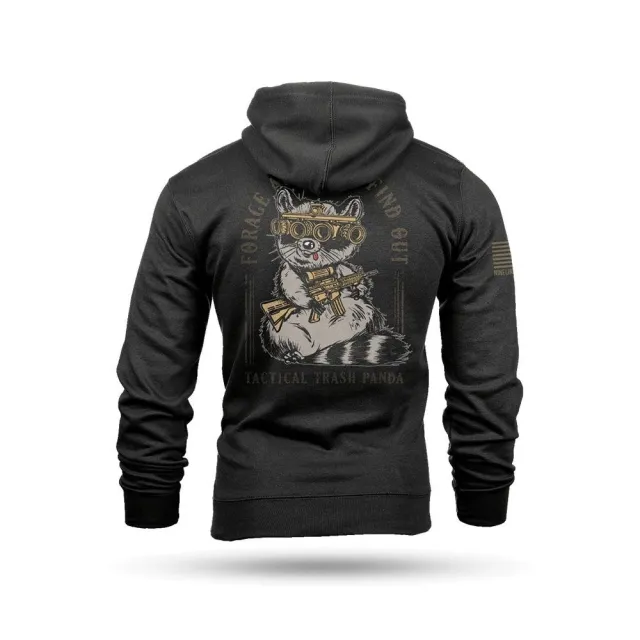 Nine Line Tactical Trash Panda Hooded Sweatshirt Black XL - Nine Line Apparel