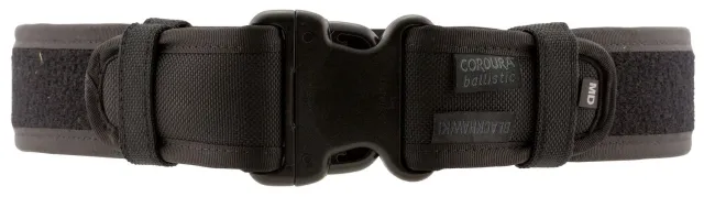 Blackhawk 44B2XLBK Ergonomic Duty Belt XL 44"-48" Black Cordura 2.25" - Blackhawk