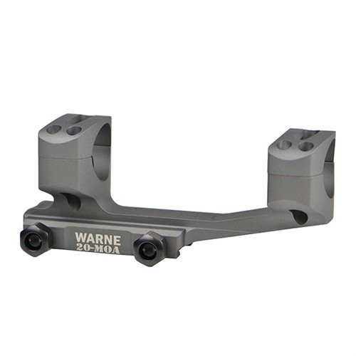 Buy Warne LRSKEL1TG X-SKEL Mount 1" 20MOA Picatinny Tactical Gray Aluminum online