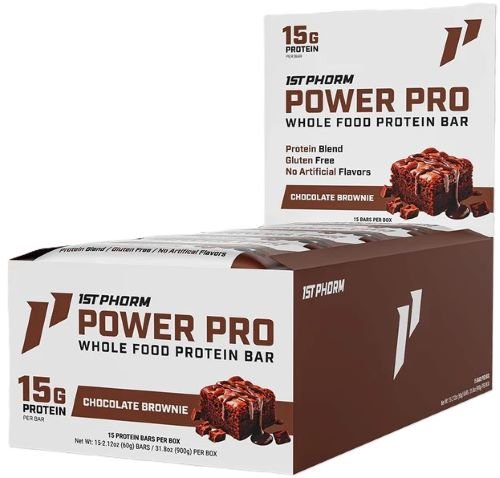 1ST PHORM Whole Food Power Pro Bar Chocolate Brownie - 1ST PHORM