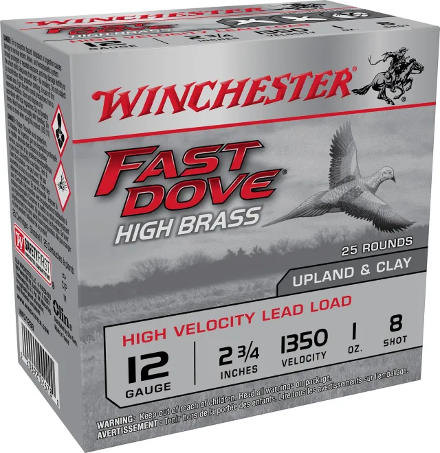 Buy Winchester Fast Dove HB 2-3/4" #8 1oz 12ga Ammo 25rds WFD128B online