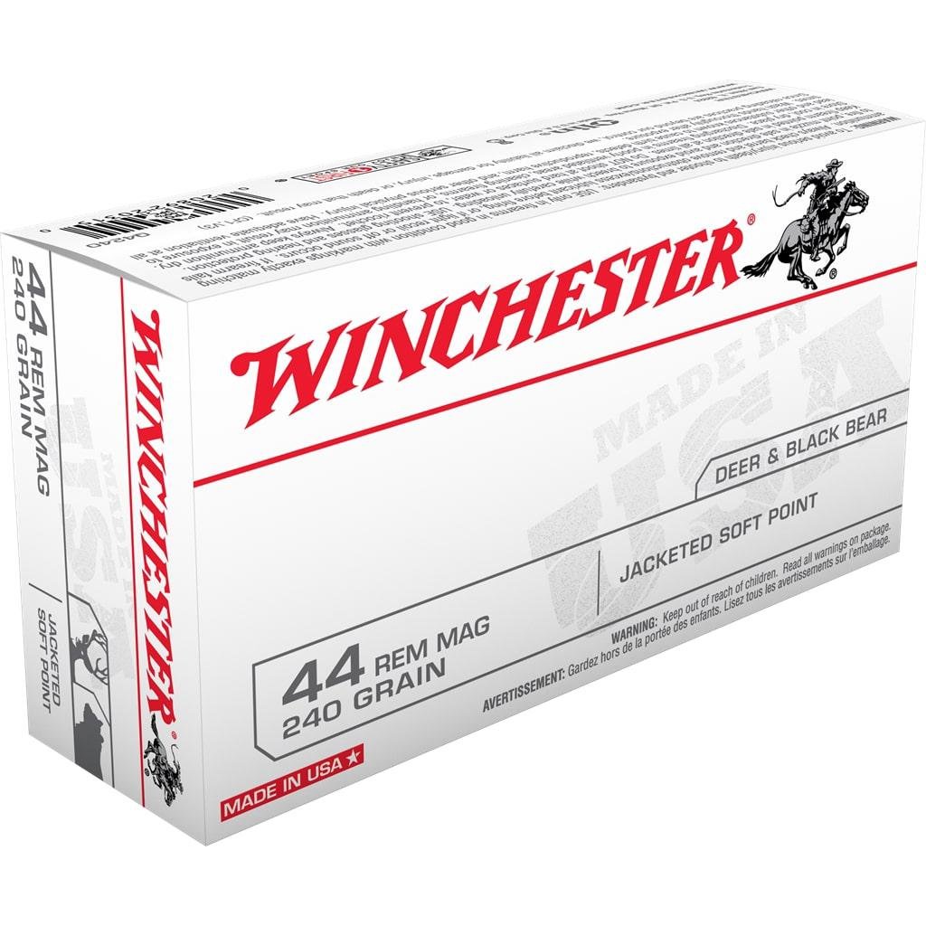 Winchester Ammo 44 MAG Usa 240gr Jsp Q4240 Rem 240 - Winchester - 44 Rem Mag