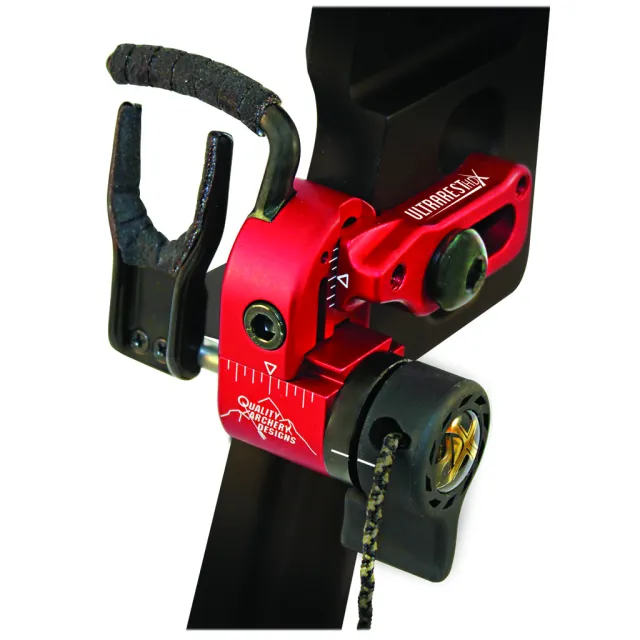QAD UHXRD-R UltraRest HDX Red RH Drop-Away Arrow Rest, Noise-Reducing - QAD