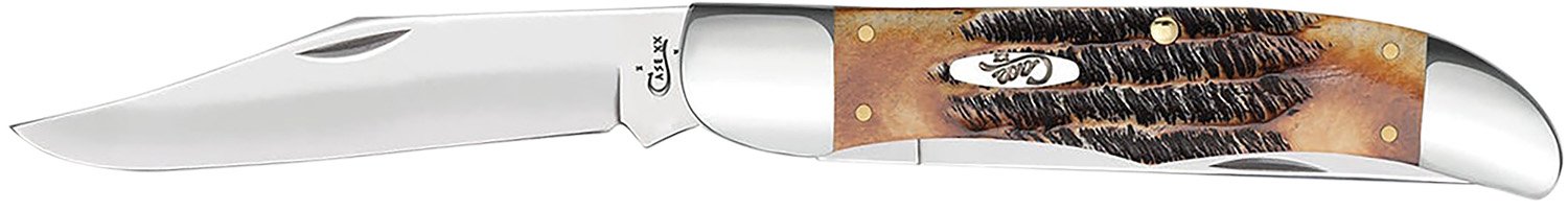 Case 03574 6.5 BoneStag Hunter Folding Knife - Case Cutlery