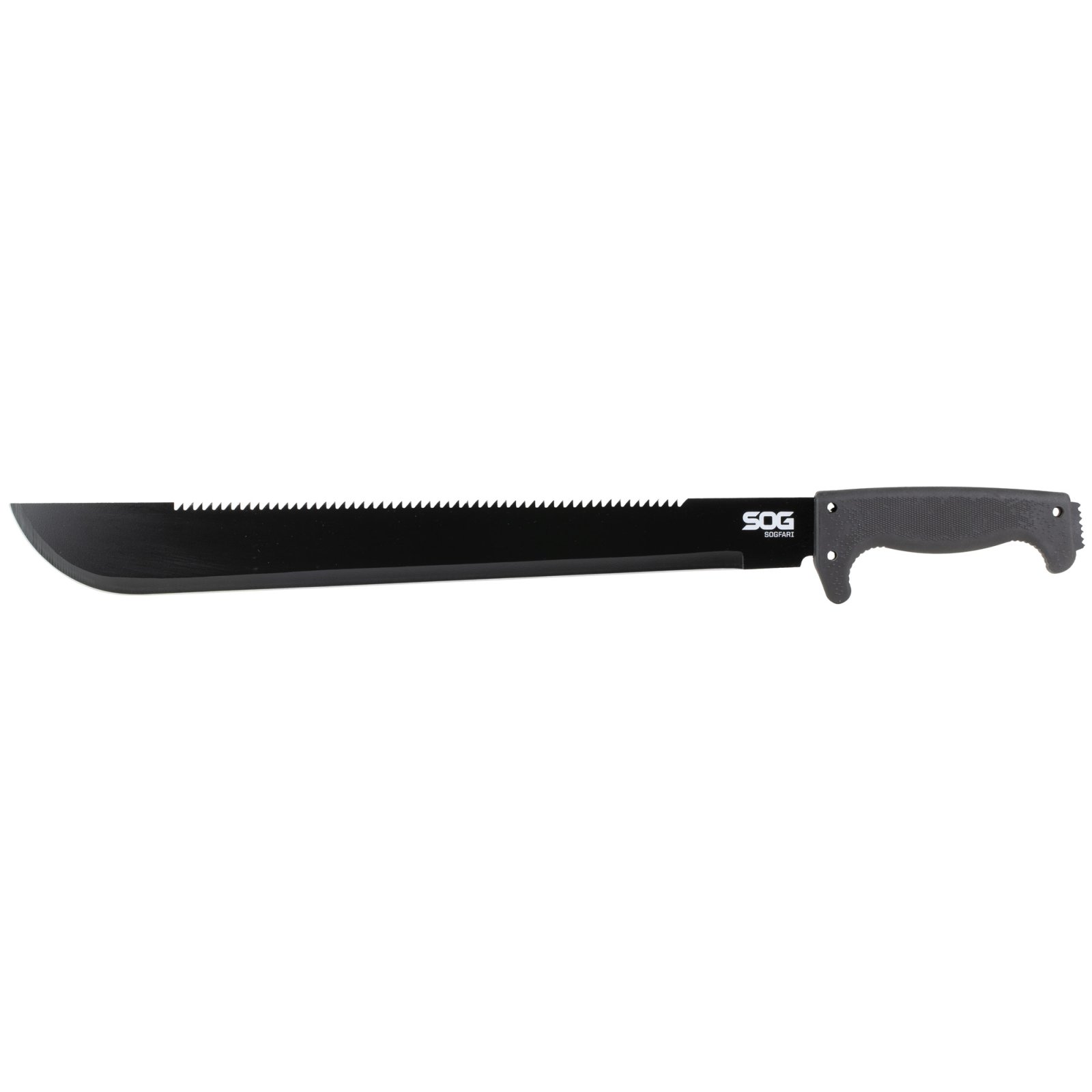 SOG SOGMC02N SOGfari 18" Machete 3Cr13MoV SS Blade Black Kraton Handle - SOG